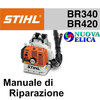 Manuale di Riparazione Soffiatore Stihl BR340 BR420