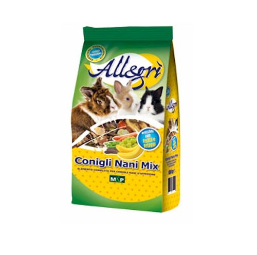 Mangime Conigli Nani Mix 2 Kg Allegrì