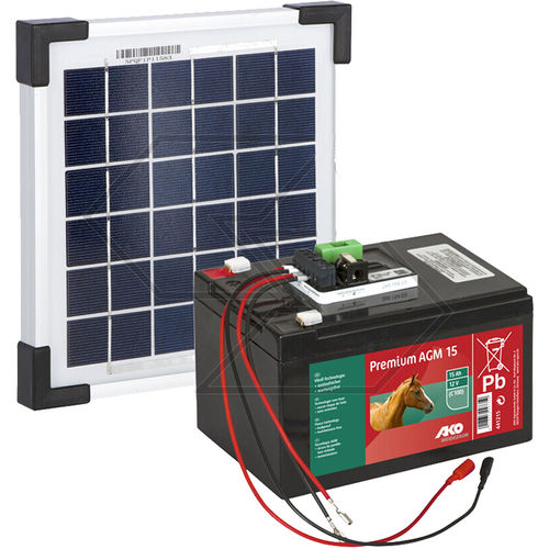Kit solare 5 Watt per elettrificatori